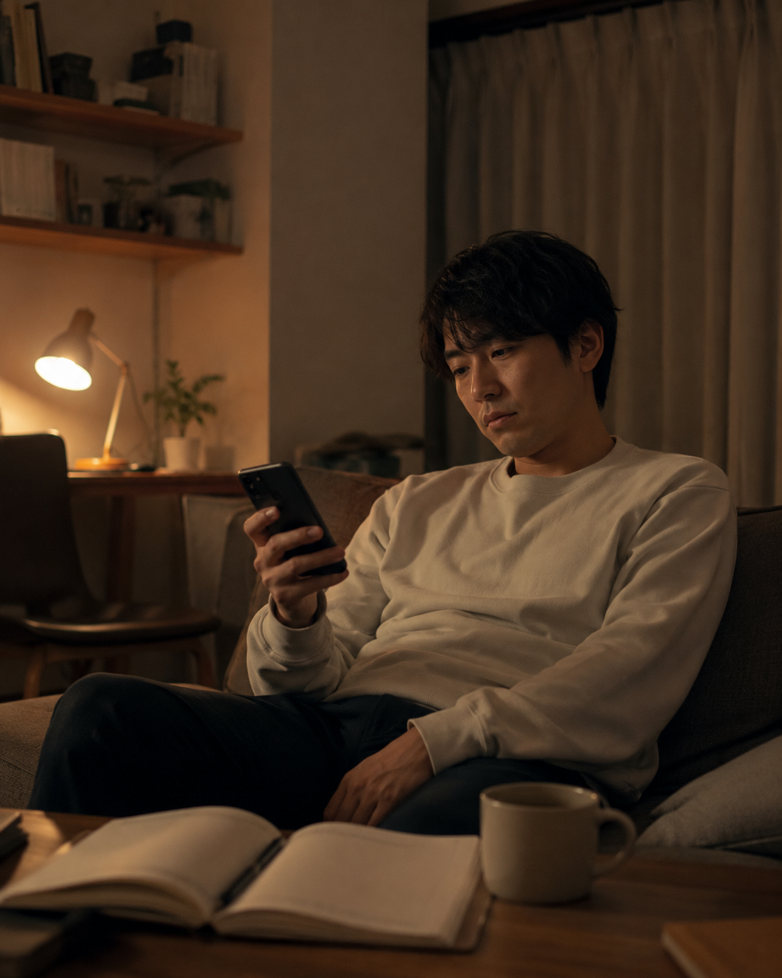 4コマ①：何度も挫折してきた主人公